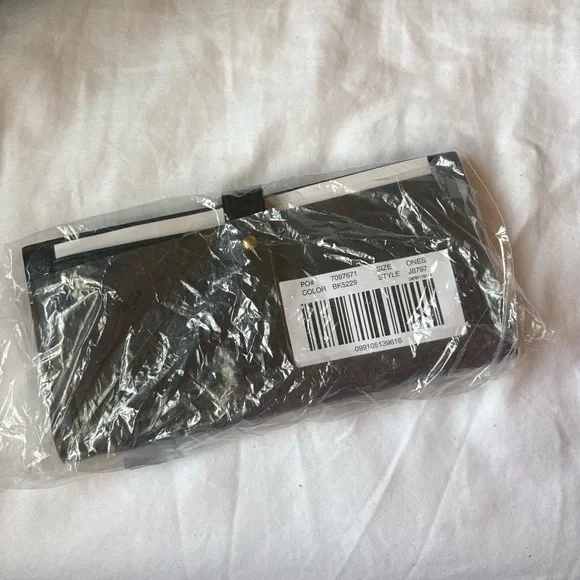 Madewell Wallet Leather Post Black NEW - Picture 4 of 9